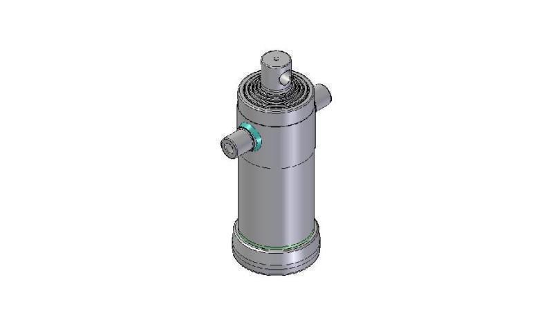 3054F - TELESCOPISCHE CYLINDER STANDAARD/GAT 5 FASES SLAAG 1880 FI 152