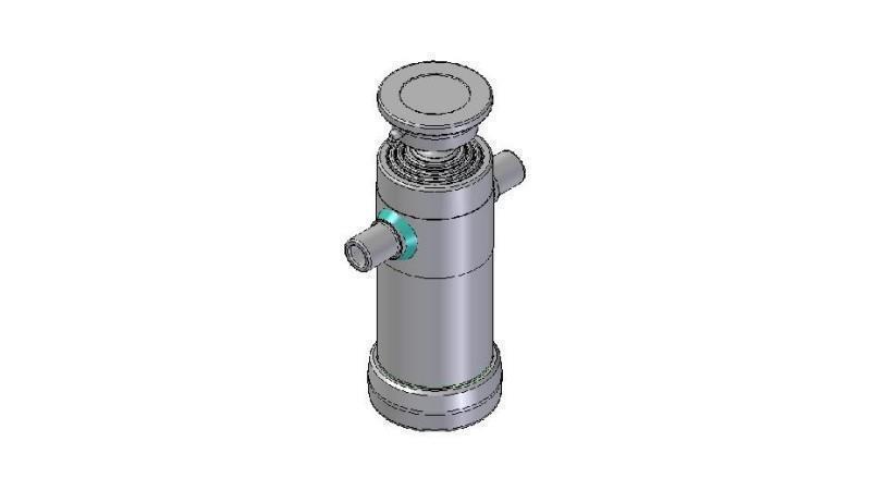 3063S - TELESCOPISK Sylinder STANDARD/KULE 4 TRINN SLAG 790 DIAMETER 112
