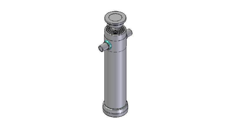 3068S -TELESCOPISK SYLINDER STANDARD/KULE 4 TRINN SLAG 1710 DIAMETER 112