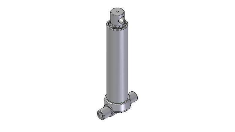 3523F -TELESCOPIC ZYLINDER UNTERE – LOCH 2 STUFEN HUB 695 DURCHMESSER 95