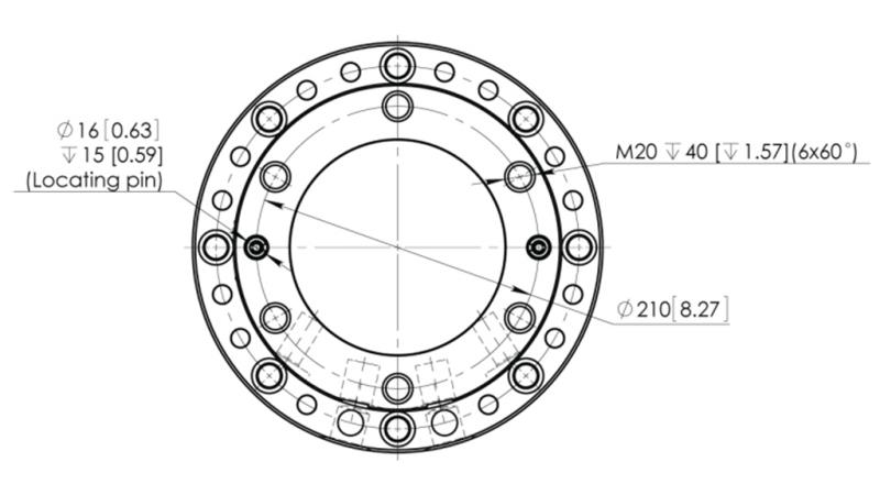HYDRAULISCHE ROTATOR CPR8-01 33000-8000 KG