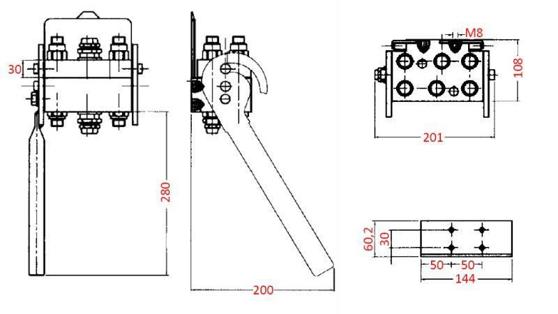 MULTI-FASTER KOPPELING 6-weg BSP1/2 MOBIELE DEEL