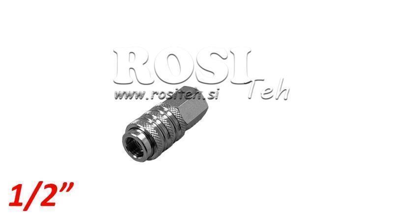ACOPLAMENTO RÁPIDO PNEUMÁTICO FEMEA ROSCA INTERNA G012 - DN7.2
