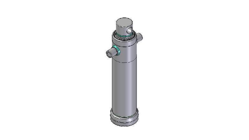 4026F -TELESCOPINEN SYLINTERI STANDARD/REIKÄ 2 VAIHEITA MATKA 895 HALKAISIJA 124