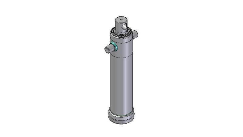 4030F - TELESCOPIC CYLINDER STANDARD/HOLE 3 STAGES STROKE 2093 FI 124