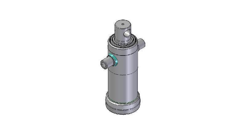 4032F -TELESCOPINEN SYLINTERI STANDARD/REIKÄ 3 VAIHEITA ISKU 788 HALKAISIJA 124