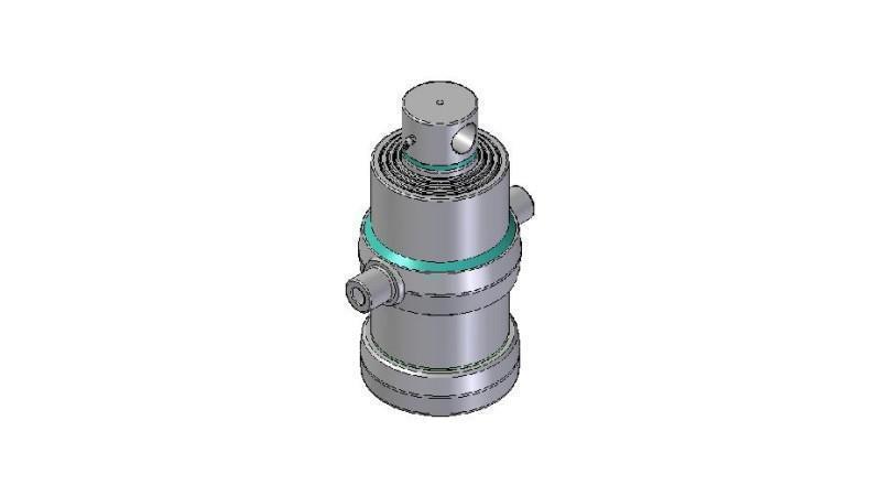 4080F - TELESCOPISCHE CYLINDER STANDAARD/GAAT 4 FASES REIS 1010 DIAMETER 190