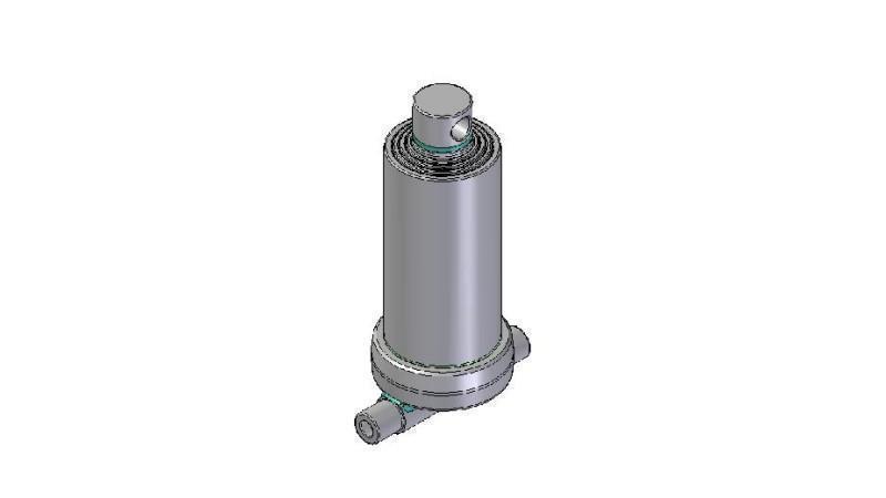 4572F -TELESCOPIC CYLINDER INFERIOR – HOLE 4 DEGREES STROKE 1210 FI 170