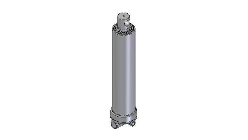 4638F -TELESCOPISCHE CYLINDER GAT - GAT 3 GRADEN SLAG 1483 FI 152
