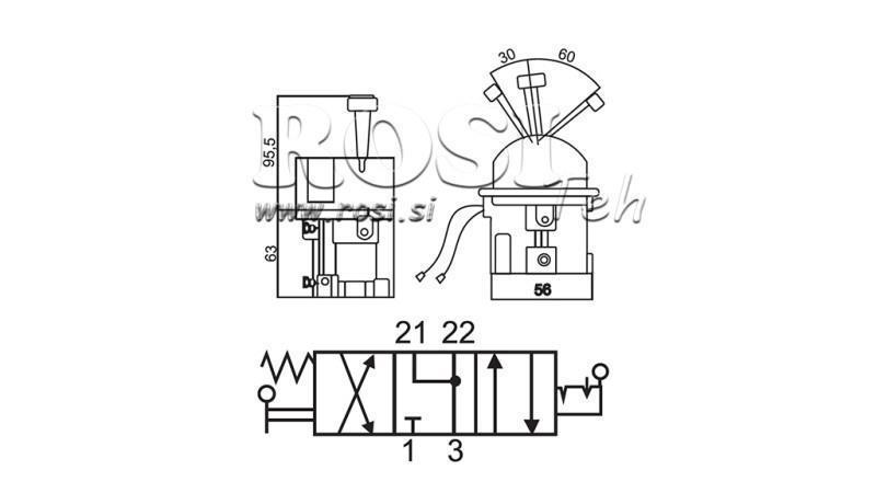 Schema_2 3 REIS PNEUMATISCHE JOYSTICK