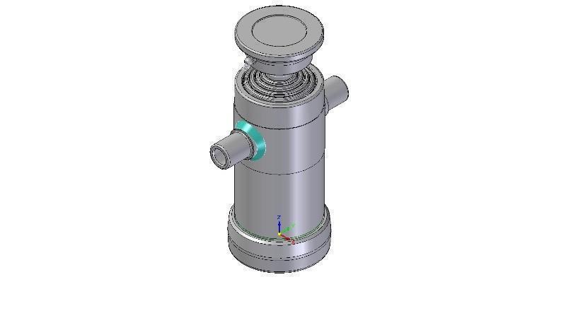 5020S -CILINDRO TELESCÓPICO ESTÁNDAR/BOLA 5 ETAPAS RECORRIDO 680 DIÁMETRO 112