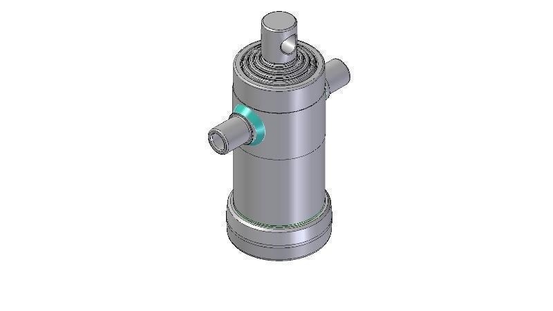 5021F - TELESCOPIC CYLINDER STANDARD/HOLE 5 STAGES TRAVEL 830 DIAMETER 112