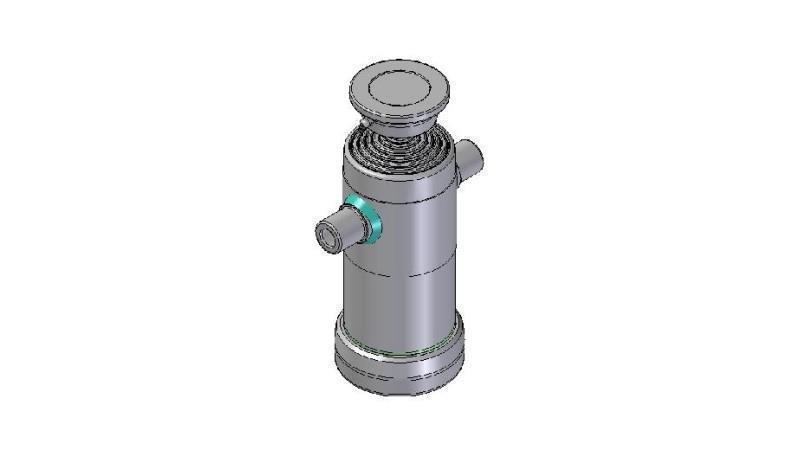 6004S -CILINDRO TELESCOPICO STANDARD/BALL 6 STADI CORSO 1245 DIAMETRO 124
