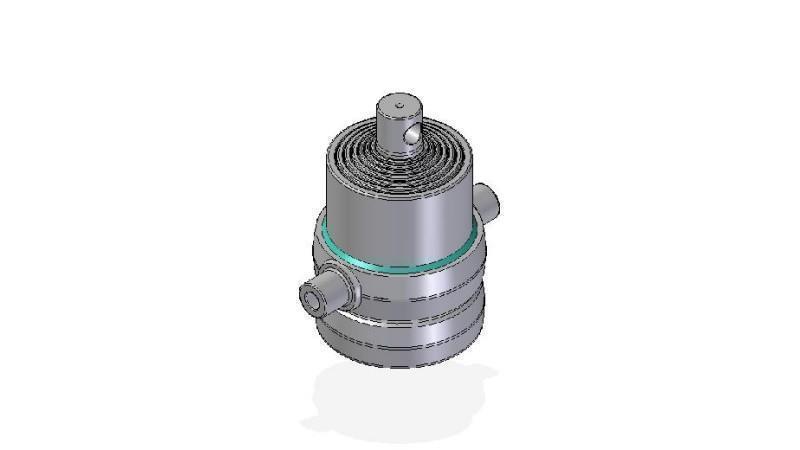 7016F -TELESCOPISK CYLINDER STANDARD/HUL 7 TRIN SLAG 1345 FI 190