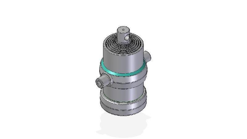 7018F -TELESCOPIC Sylinder STANDARD/HULL 7 TRIN SLAG 1800 FI 190