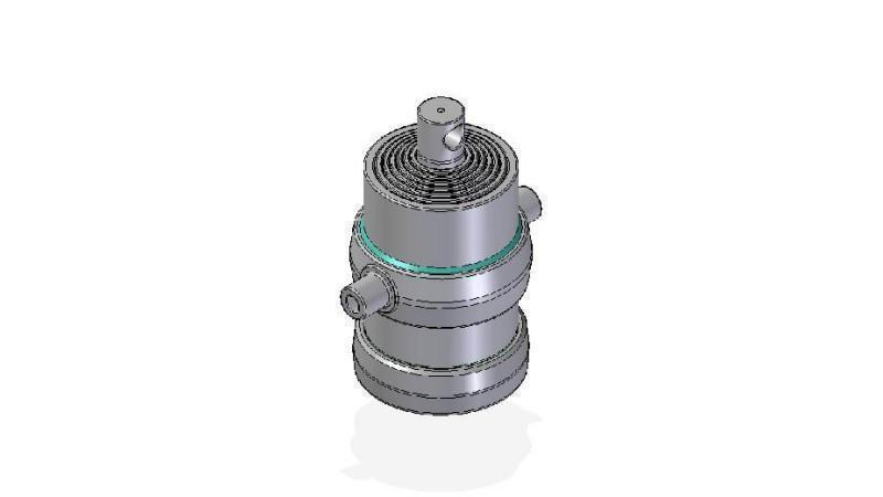 7050F -TELESCOPIC Sylinder STANDARD/HULL 7 TRIN SLAG 1665 FI 215