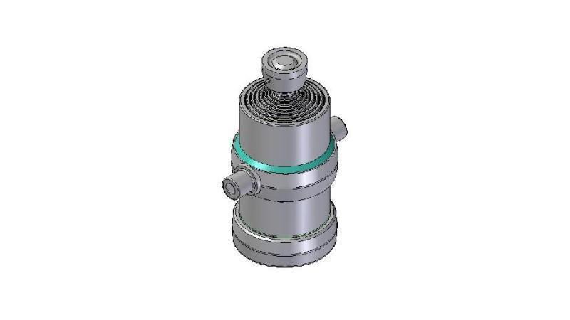 8005S -TELESCOPISK CYLINDER STANDARD/BOLL 8 STEG RESA 2060 DIAMETER 190
