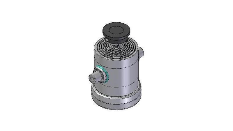 8010S -TELESCOPIC CYLINDER STANDARD/BALL 8 STAGES TRAVEL 1875 DIAMETER 240