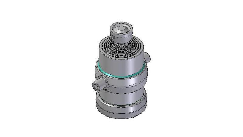 8020S -TELESCOPISCHE CYLINDER STANDAARD/BAL 8 FASES REIS 1910 DIAMETER 215