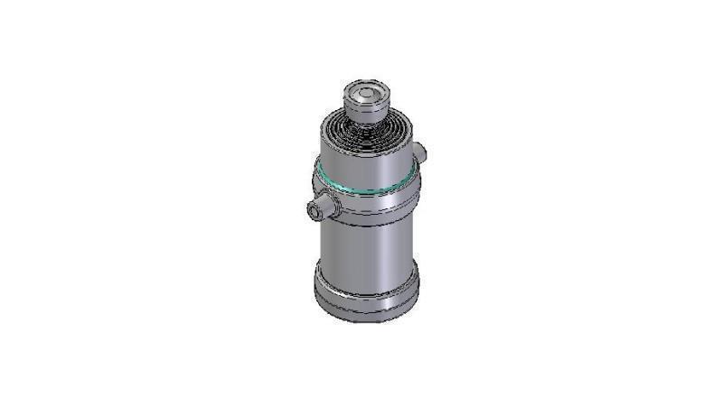 8024S -TELESCOPISK SYLINDER STANDARD/KULE 8 TRINN REISE 2925 DIAMETER 215