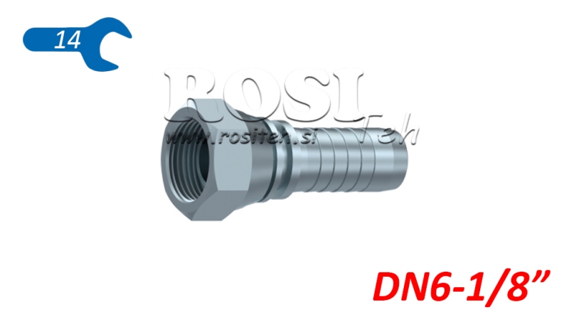 HYDRAULIC FITTING BSP FEMALE DN6-1/8