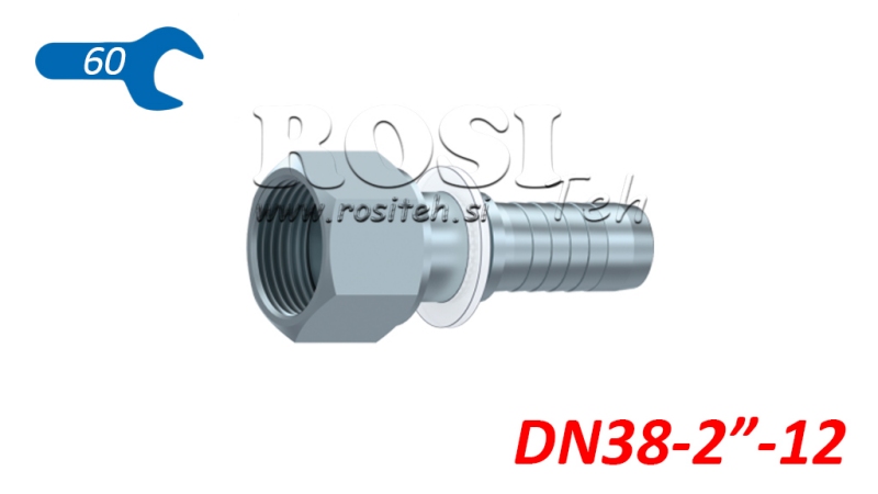 HYDRAULIC FITTING DKORFS FEMALE DN38-2