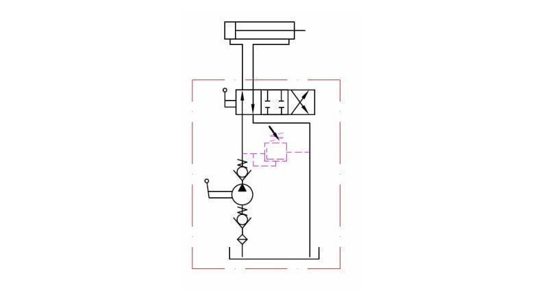 POMPE MANUELLE 25CC -DD- BIDIRECTIONNELLE - dimensions