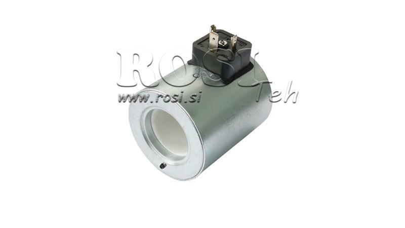 ELEKTROMAGNETTINEN KELA 24V DC CETOP-VENTTIILILLE 5 - fi 31.4mm-75mm 37W