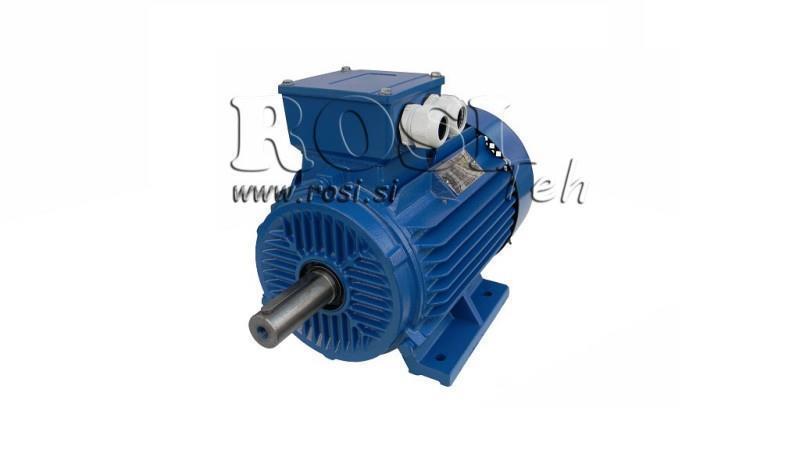 MOTOR ELÉCTRICO 2P B3 3F pies