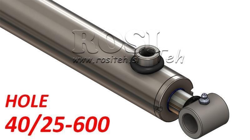 hydraulinen sylinterin reikä 40-25-600