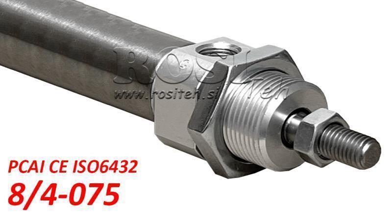 PNEUMATISCHE CYLINDER PCAI 8/4-075 CE ISO6432