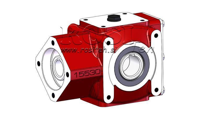 VAIHTEISTO - VAIHTEISTO RT100 HYDRAULISILLE MOOTTORILLE MP/MR/MS SUHDE 3.1:1