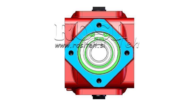 VAIHTEISTO - VAIHTEISTO RT100 HYDRAULISILLE MOOTTORILLE MP/MR/MS SUHDE 3.1:1