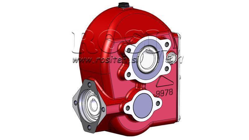 TANDWIELKAST - TANDWIELKAST RT190 VOOR HYDRAULISCHE MOTOR MP/MR/MS RATIO 10.2:1