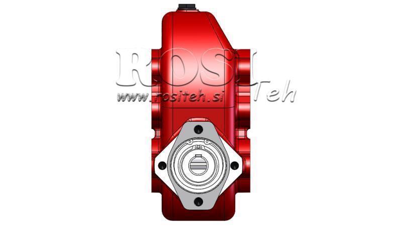 TANDWIELKAST - TANDWIELKAST RT190 VOOR HYDRAULISCHE MOTOR MP/MR/MS RATIO 10.2:1