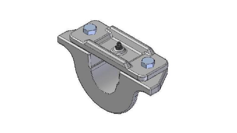 SOPORTE PARA CILINDRO TELESCÓPICO FI50-A