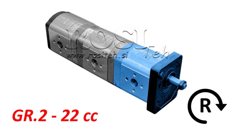 BOMBA HIDRÁULICA 20C22X067 FRONTAL GR.2 22 CC DIREITA