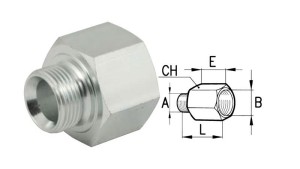 ADAPTERS-MAN-VROUW-1/4-3/8