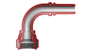 JIC74°-90°-BINNENBOCHT