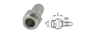HYDRAULISCHE-AANSLUITING-AGORFS-MANLIJK
