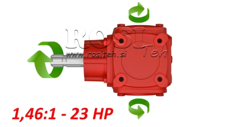 SZÖGHAJTÁS TB-19J 1,46:1 (23HP-16,9kW)