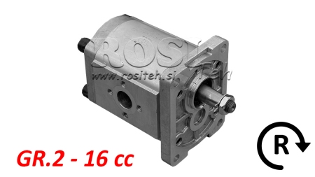 HYDRAULIK PUMPE GR.2 16 CC RECHTS - FLANSCH
