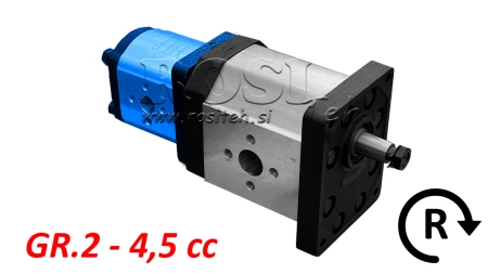 HYDRAULISCHE POMP 20C4,5X201 TWEEDE GR.2 4,5 CC RECHTS