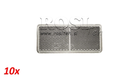 RIFLETTORE RETTANGOLARE BIANCO 105x48 (10pezzi)