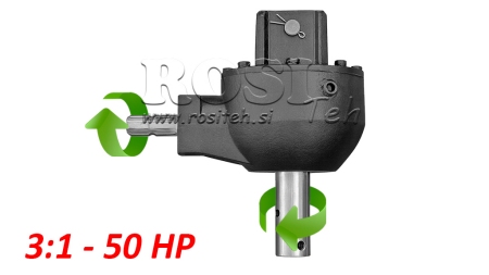 SZÖGHAJTÁS KSR50 3:1 (50HP-36,7kW)