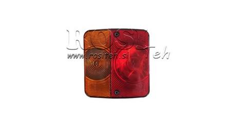 LINKER ACHTER VIERKANTE LAMP 2 POSITIE