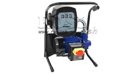 DIESELDRIVSTOFF PUMPE 600W 40 l/min MED MÅLER OG DISPENSERPISTOL