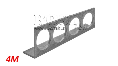 HOLDER FOR FEMALE QUICK COUPLING PUSH PULL 4 MET.