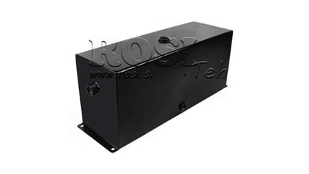 METAAL RESERVOIR 25 LITER CUBE 260x170x600mm