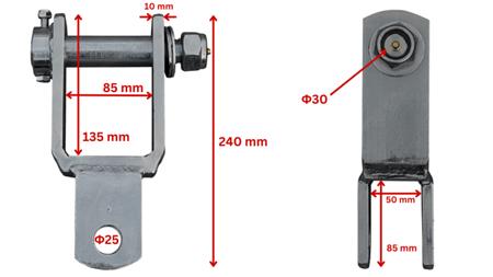 BEUGEL VOOR HYDRAULISCHE ROTATOR
